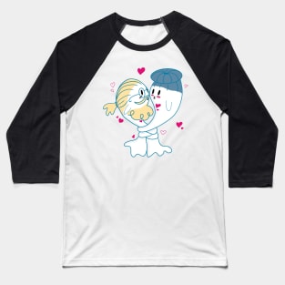 Little Ghost Entwined Baseball T-Shirt